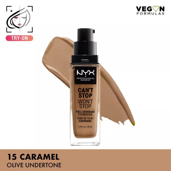 NYX Professional Makeup Can't Stop Won't Stop Full Coverage Foundation - 30ml - Image 9