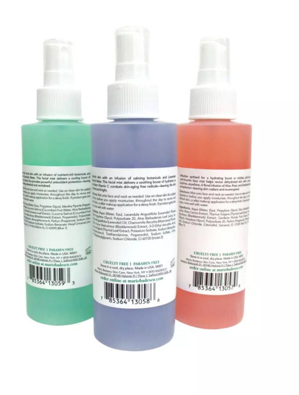 New Mario Badescu Facial Mist Spray Trio set available for bookings 118ml each - Image 2